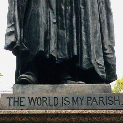 Wesley Statue